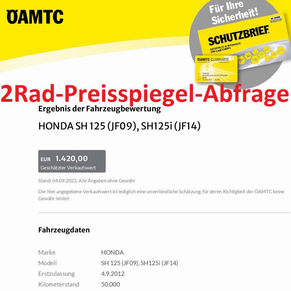 Motorrad verkaufen Honda SH125i Sport Ankauf